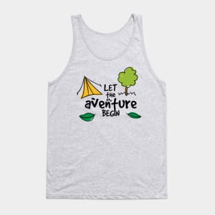 Let The Adventure Begin Tank Top